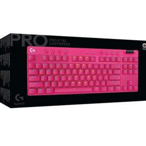 Teclado gamer Logitech PRO X TKL Magenta 920?012154