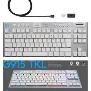 Teclado gaming Logitech G915 X TKL White 920?012732