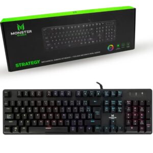 Monster Games T3118 Teclado Mecánico Gamer Strategy