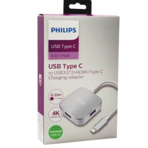 Philips Hub USB-C 4 en 1 DLK2310C/94