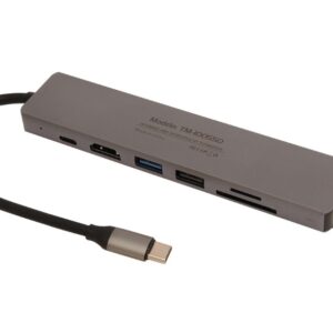 Tecmaster Docking Station 7 en 1 Type-C Aluminio
