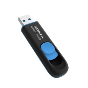 ADATA Pendrive AUV128 256GB USB 3.2 Negro/Azul