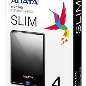 Disco duro externo ADATA HV620 4TB USB 3.1 Black (HV620-4TU31-CBK)