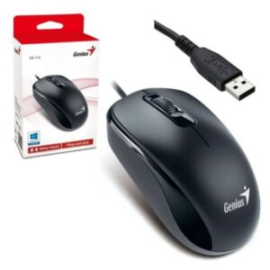 Genius DX-110 mouse óptico USB negro