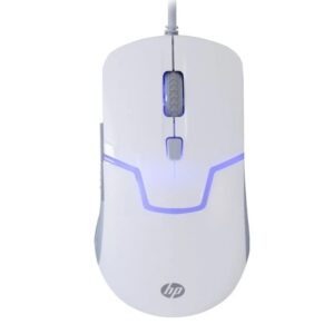HP M100S mouse alámbrico blanco