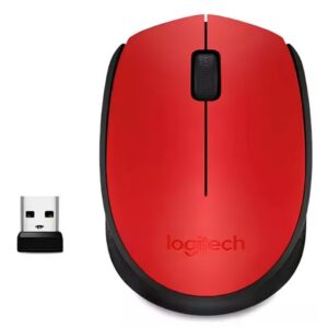 Logitech 910-004941 Mouse Inalámbrico M170 Rojo