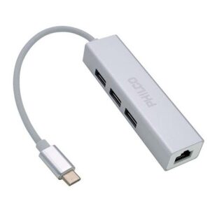 Philco Hub 3 Puertos Tipo-C a USB 3.0