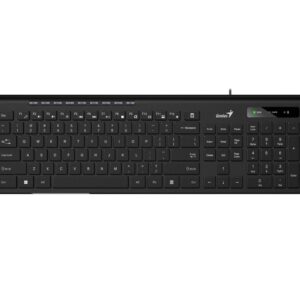 Genius SlimStar 230II Teclado Slim Copilot Multimedia USB Black