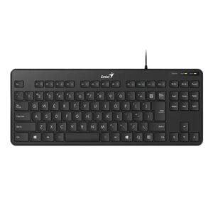 Genius Teclado Slim Compact Copilot USB Black LUXEMATE-110