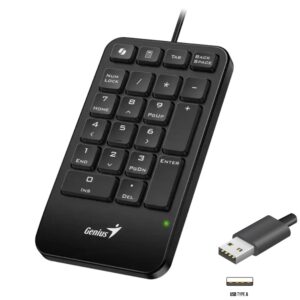 Genius Teclado Numérico Copilot USB Black NUMPAD-125 USB-A
