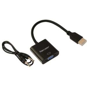 Tecmaster Convertidor Hdmi A Vga + Cable Audio 3.5Mm
