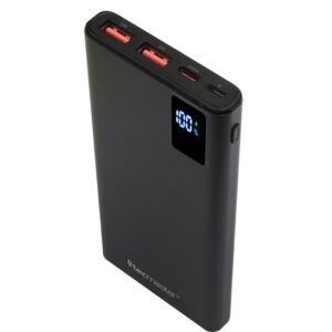 Tecmaster Powerbank 10.000mah Pd 20w + Qc 18w Carcasa Aluminio Negro