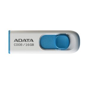 Adata Pendrive 16GB Usb 2.0 Blanco/Celeste