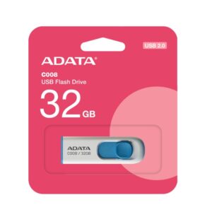 Adata Pendrive 32GB Usb 2.0 Blanco/Celeste