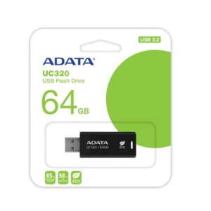 Adata Pendrive 64GB Usb 3.2 UC320 Negro