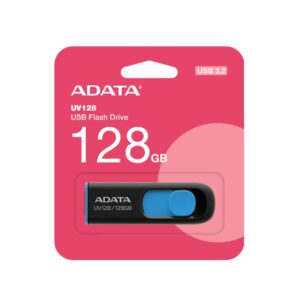 Adata Pendrive 128GB Usb 3.2 AUV128 Negro/Azul