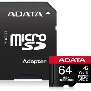 ADATA Micro SDXC/SDHC UHS-I 64GB Alta Resistencia (AUSDX64GUI3V30SHA2-RA1)