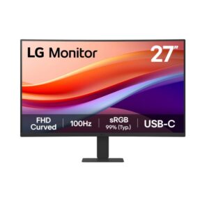 LG Monitor 27" Curvo IPS FHD 100Hz HDMI USB-C