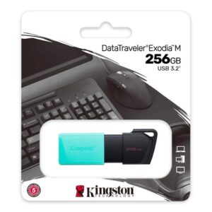 Kingston DataTraveler Exodia M 256GB USB 3.2 Gen 1 Black Green