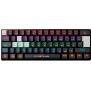 Primus Gaming Teclado Mecánico 60% Con Cable Negro (PKS-101N)
